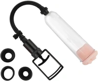 Vagina Cap Sleeve With Manual Penis Enlarge Pump For Men - Free Delivery, Non Returnable