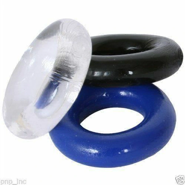  Cock Rings 3 Pcs Erection Pro Long Sex Toy Penis Enlarger Ring - Free Delivery