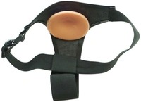 10 Inch Harness Strap On Cock Realistic Flesh Large Dildo Flexible Penis With Powerful Suction Cup For Lesbian Couples - Free Shipping, Non Returnable, Silicon