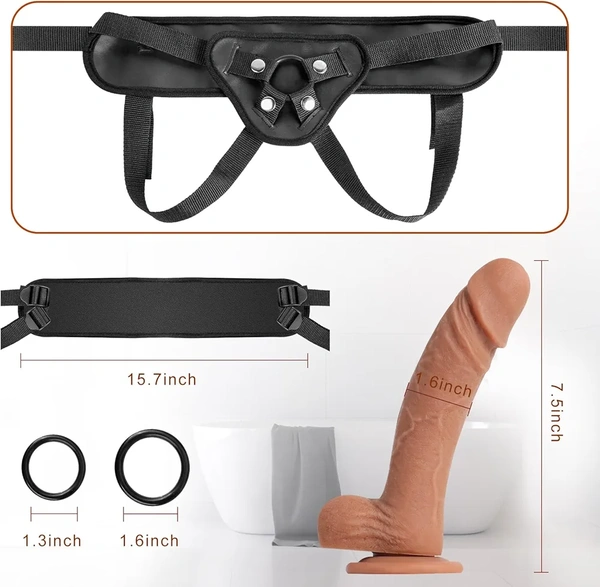 Imbtameez Strep on dildo for men 