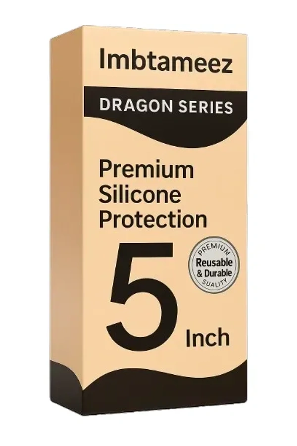 Imbtameez Premium Silicone Protection – Dragon Series | 5 Inch | Reusable & Durable