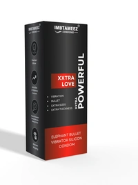 Imbtameez Xtra Powerful Dragon Elephant Bullet Vibrator Silicone For Condom For Men  - Silicone