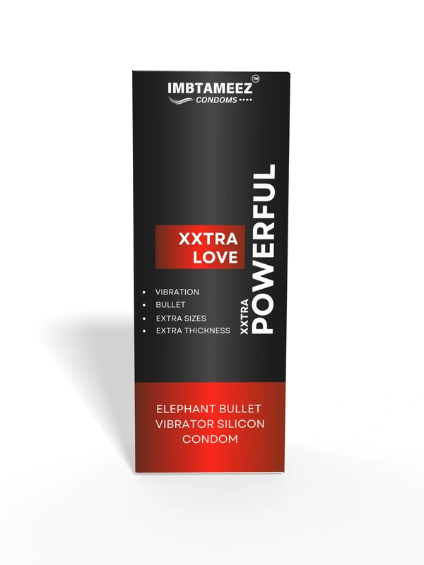 Imbtameez Xtra Powerful Dragon Elephant Bullet Vibrator Silicone For Condom For Men  - Silicone