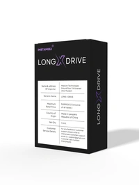 Long X Drive Night Dildo 7inch Skinsational Feel - brown