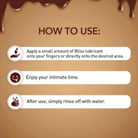 Bleu Bliss Chocolate Flavored Intimate Lubricant Gel for Men & Women – 50 ml | Water Based Lube | Compatible with Condoms & Toys