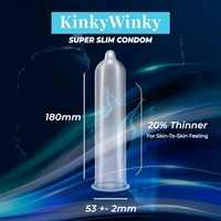 NOTTY BOY Super Slim Ultra Thin Condoms For Men | Proper Fit | Natural Feel | Extra Sensitive and Transparent, Smooth | Skin-To-Skin Feel - 9 count (Pack of 3)