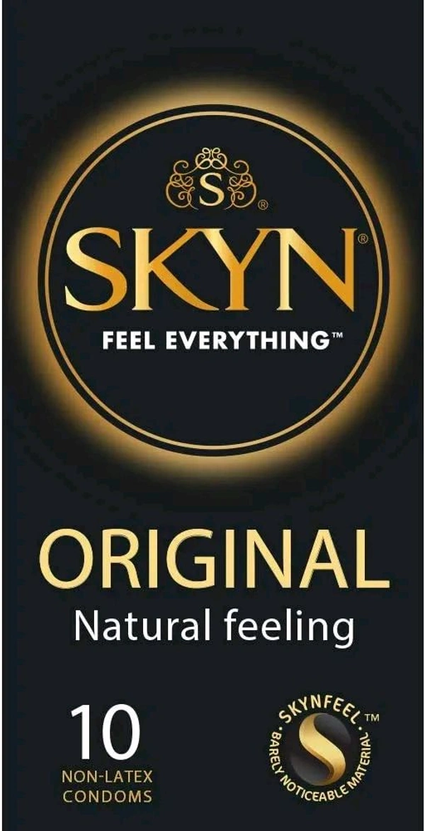 Skyn Original Condoms for Men- 10 count | Feel Everything | Latex Free