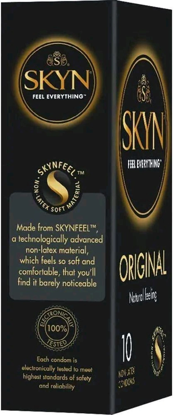 Skyn Original Condoms for Men- 10 count | Feel Everything | Latex Free