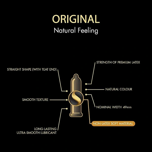 Skyn Original Condoms for Men- 10 count | Feel Everything | Latex Free