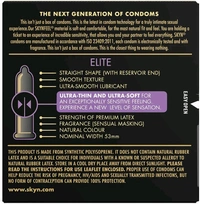 SKYN® Elite ultra thin and ultra soft premium men condom- Pack of 6 condoms