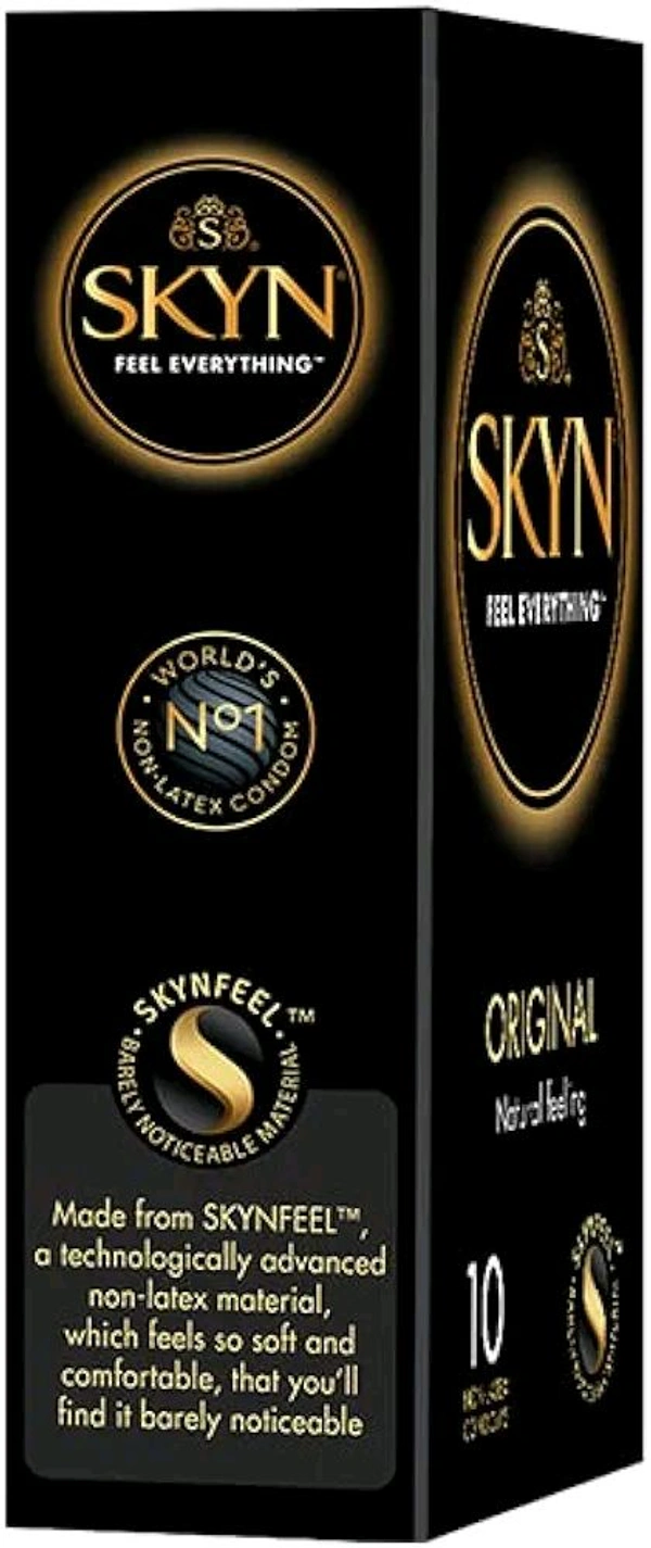 Skyn Original Condoms for Men- 3 count | Feel Everything | Latex Free