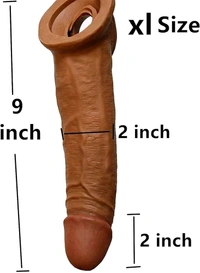 Imbtameez 9inch Premium Dragon Silicon Condom  - Free Delivery, This item non returnable, Silicon
