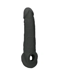 Imbtameez  8inch Premium Black Silicon Condom  - Free Delivery, This item is non returnable, Silicon