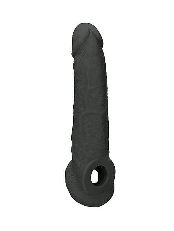 Imbtameez  8inch Premium Black Silicon Condom  - Free Delivery, This item is non returnable, Silicon