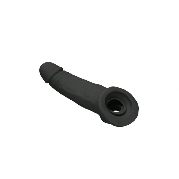 Imbtameez  6inch Premium Black Silicon Condom  - 6 inch, Black, Free Delivery, This item is non returnable, Silicon