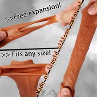 Imbtameez  8 Inch Premium Dragon Silicon Reusable Condom  - 8 inch, Brown, Free Delivery, This item is non returnable, Silicon
