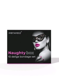 Imbtameez Naughty Box 10 Delige Bondage Set  - Lavender Rose