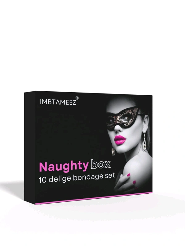 Imbtameez Naughty Box 10 Delige Bondage Set  - Lavender Rose