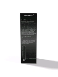 X-Body Massager For Waterproof Vibrate Rechargeable  - Black