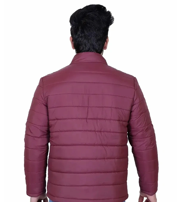 Indian Fort men's full sleeve winter wear jacket - Maroon, XXL