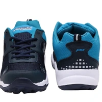 Sport Navy Blue Lace Up Mesh Running Shoes - Euro 40