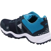 Sport Navy Blue Lace Up Mesh Running Shoes - Euro 40