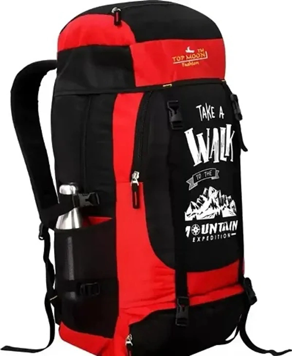 UNISEX Water Proof Rucksack/Hiking/Trekking/Camping Bag/Backpack for Camping Rucksack - 70 L - Red