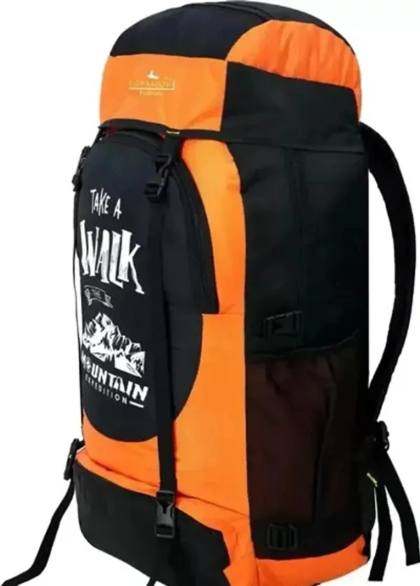 UNISEX Water Proof Rucksack/Hiking/Trekking/Camping Bag/Backpack for Camping Rucksack - 70 L - Web Orange