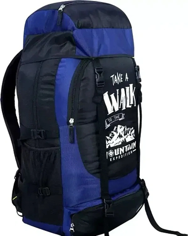 UNISEX Water Proof Rucksack/Hiking/Trekking/Camping Bag/Backpack for Camping Rucksack - 70 L - Electric Violet