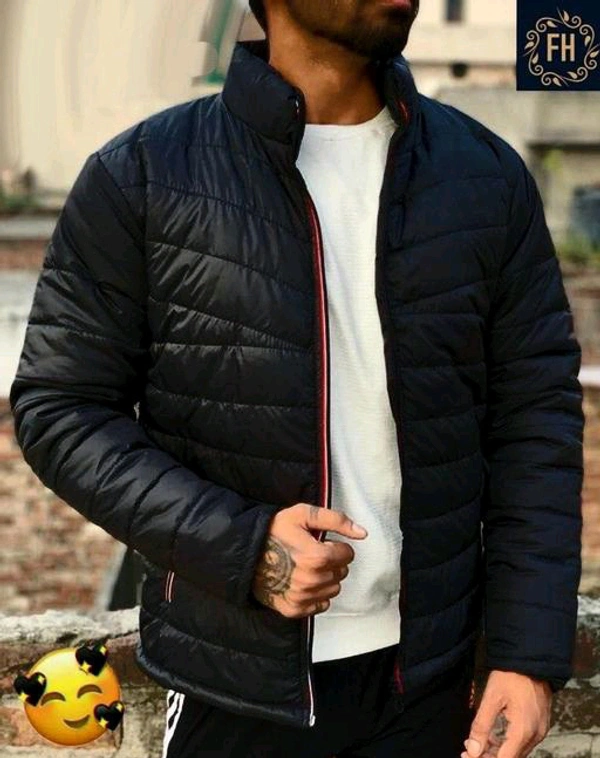 Eddicted Men's Solid  Jackets - L, Black