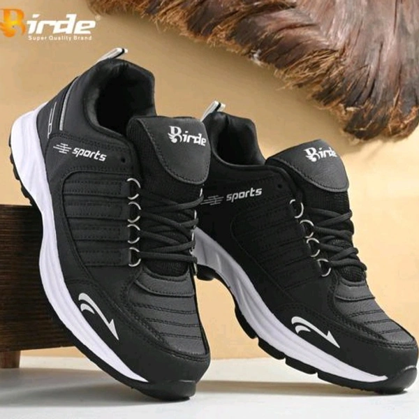 Bride BIRDE Stylish Comfortable Walking Wear Sports Shoe For Men's - Black, IND 10