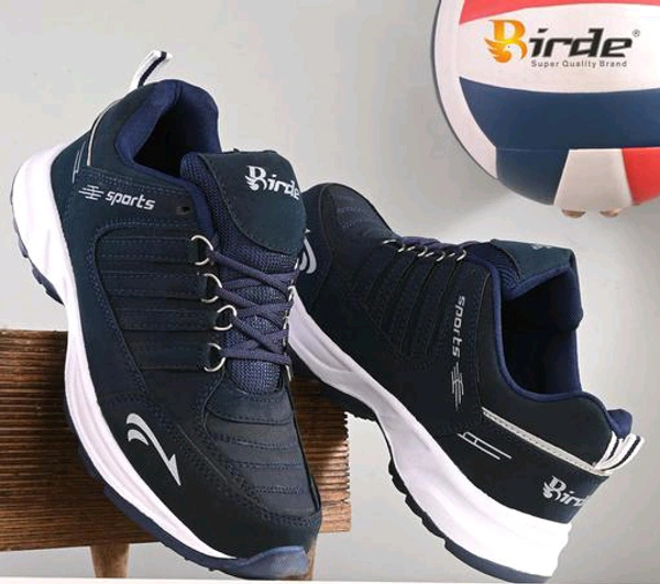 Bride BIRDE Stylish Comfortable Walking Wear Sports Shoe For Men's - Navy Blue, IND 6