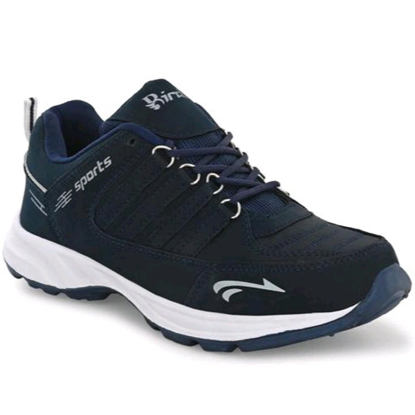 Bride BIRDE Stylish Comfortable Walking Wear Sports Shoe For Men's - Navy Blue, IND 6