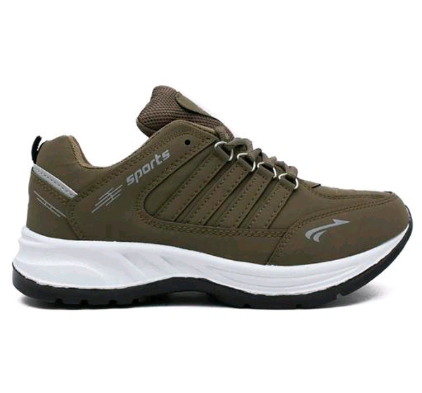 Asian  ASIAN Men's COSCO Brown Sports Running Walking & Gym LIghtWeight Stylish Shoes for Boys & Men - Brown, IND 10