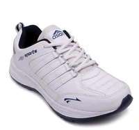 Asian  ASIAN Men's COSCO White Sports Running Walking & Gym LIghtWeight Stylish Shoes for Boys & Men - White, IND 6