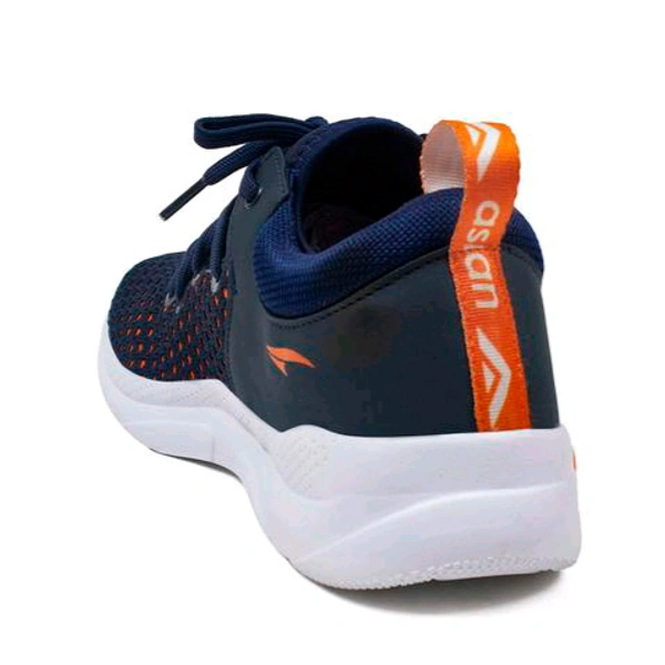 Asian  ASIAN Men's CRETA-12 Navy Sports Running Walking & Gym LIghtWeight Stylish Shoes for Boys & Men - Navy Blue, IND 7