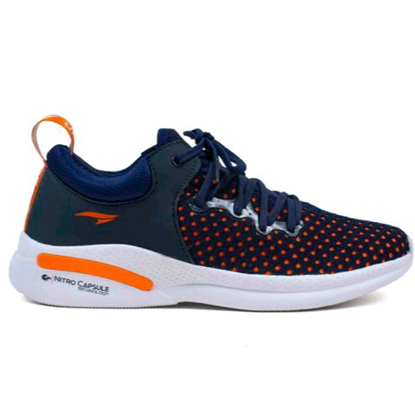 Asian  ASIAN Men's CRETA-12 Navy Sports Running Walking & Gym LIghtWeight Stylish Shoes for Boys & Men - Navy Blue, IND 7