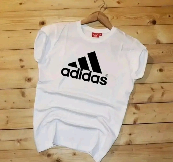 Adidas  Mens Stylish T-Shirt - White, XL,