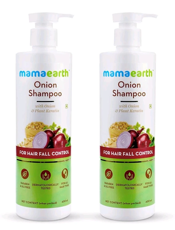 Mamaearth Hair Shampoo With Onion Extract 250 Ml Pack Of 2 Hair Care Shampoo