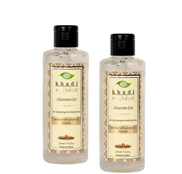 Meghdoot  MEGHDOOT Ayurvedic Aloevera Gel 210ML with Pack of 2