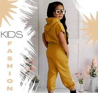 Fancy Kid's Clothing Set Peach - Yellow, 11-12 yr