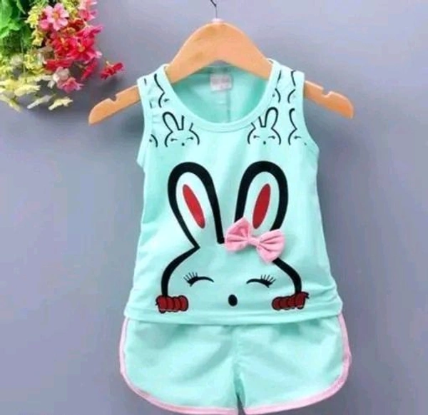 Girls clothing set, kids dress summer, baby girl cotton set, top and hot pant kids, baby cotton clothes - 1-2 Yr