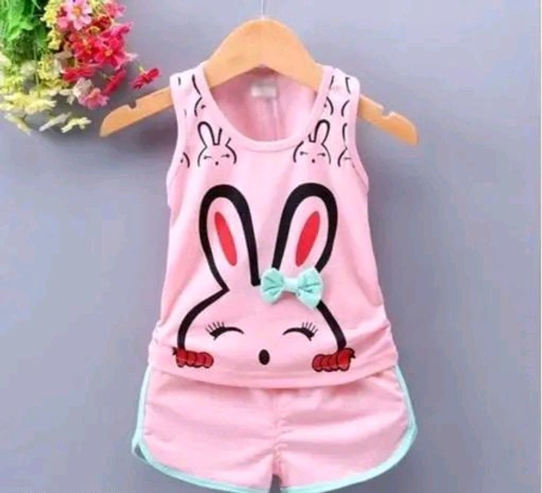 Girls clothing set, kids dress summer, baby girl cotton set, top and hot pant kids, baby cotton clothes - 1-2 Yr
