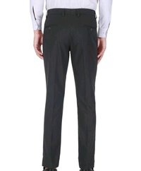 Polyester Mid Rise Formal Trousers For Men - Dove Gray, 42