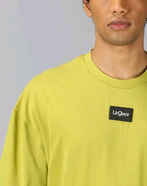 UrGear Men's Printed Round T-shirts - Olive, S