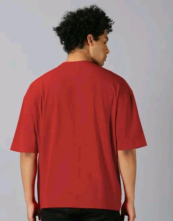 UrGear Men's Printed Round Tshirts - Red, XL