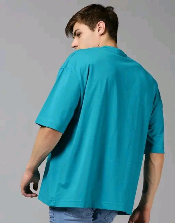 UrGear Men's Printed Round Tshirts - Blue, XL