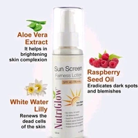Nutriglow  NutriGlow Sunscreen Fairness Lotion SPF 40 PA+++, Non Greasy with Broad Spectrum, UVA & UVB Rays Protection, Tan Free Skin, All Skin Types 120ml