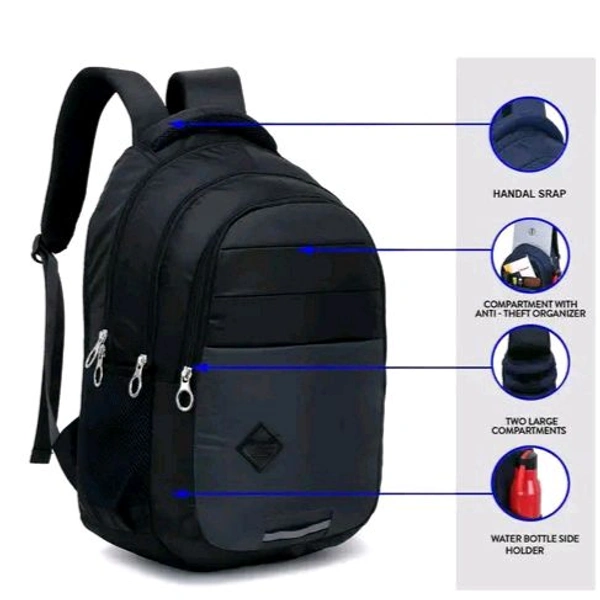 Bagwala Backpacks New Men 's Unisex Woman Backpacks / Men' S Bags / Men 's School Backpacks / Men' S Backpacks / Waterproof Bags / Bags  - Black