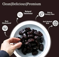 Nutrovalley  NutroVally - Premium Black Dates for Strong Bones | 100% Fresh & Natural | Antioxidants Rich Dry Dates - 400gm